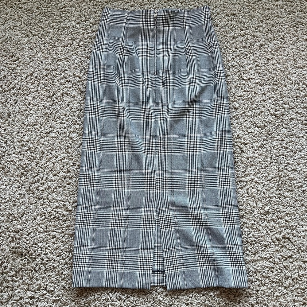Zara houndstooth pencil skirt - Picture 2 of 2